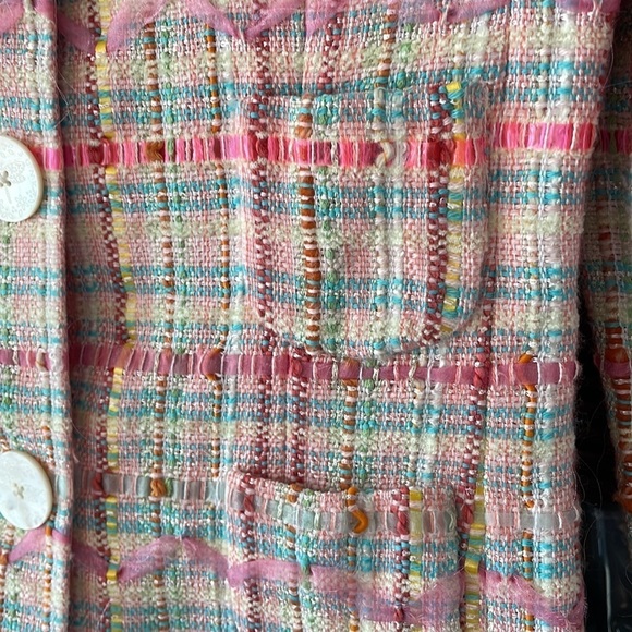 Rena Lange Woven Tweed Blazer - Picture 5 of 14